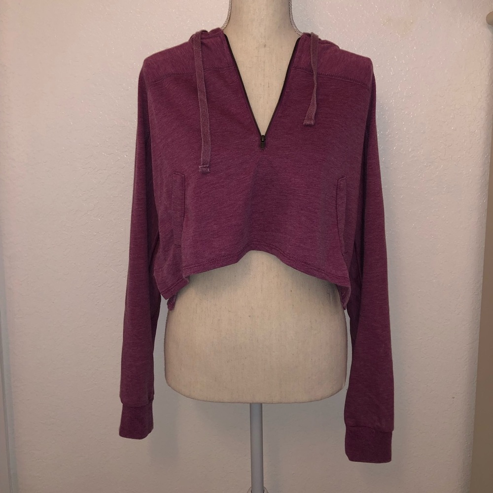 Asymmetrical Cropped Hoodie